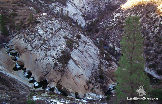 The 7 Teacups on Dry Meadow Creek above the Kern River