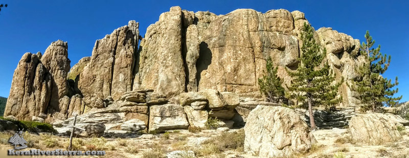 Boyscout Rocks Climbing area at Big Meadow on the Kern Plateau, Sequoia National Forest