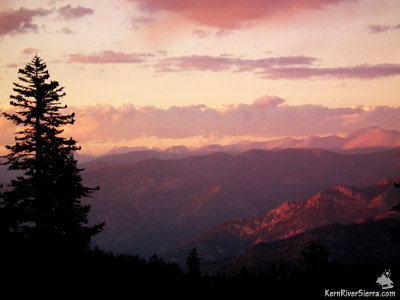 Sierra View from Lookout Mountain Trailhead