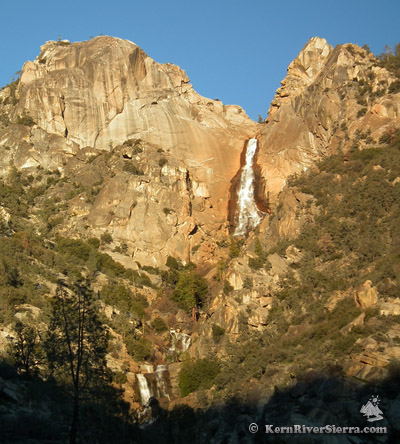 Salmon Creek Falls as seen from above the Rincon Trail