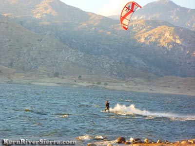 Kiting lake Isabella