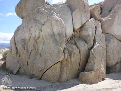 French Gulch boulders on Lake Isabella