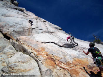 Spirit Rock climbing