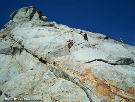 Spirit Rock climbing