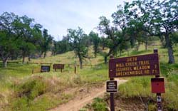 Mill Creek Trailhead on Kern Canyon Road